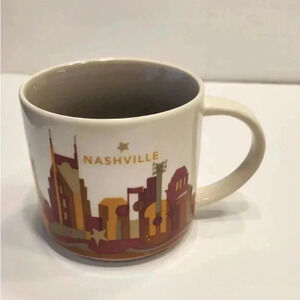 Discontinued Starbucks NASHVILLE mug YOU ARE HERE‎ collection 2015 14fl oz